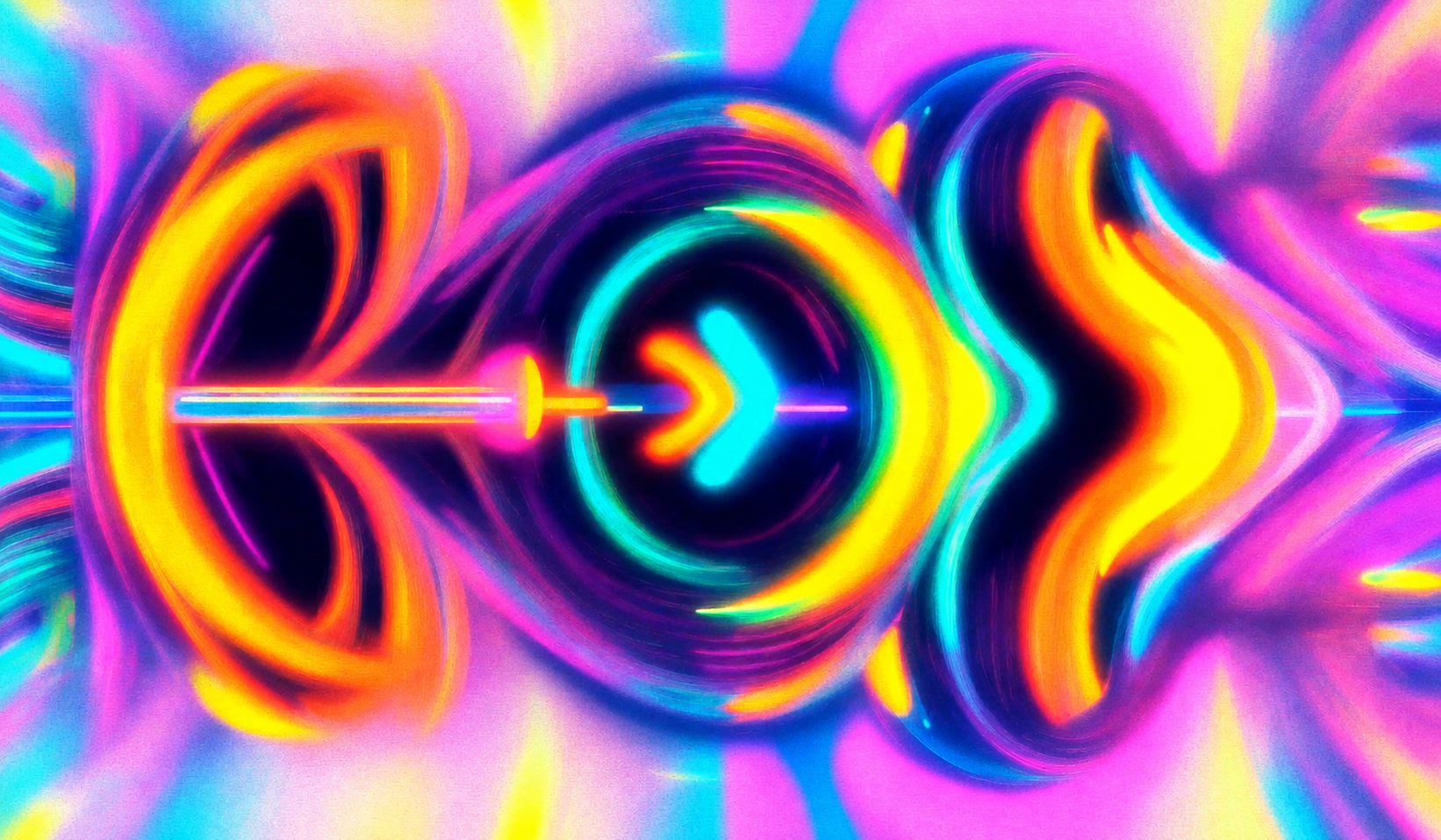 Colourful waves within a camcorder display
